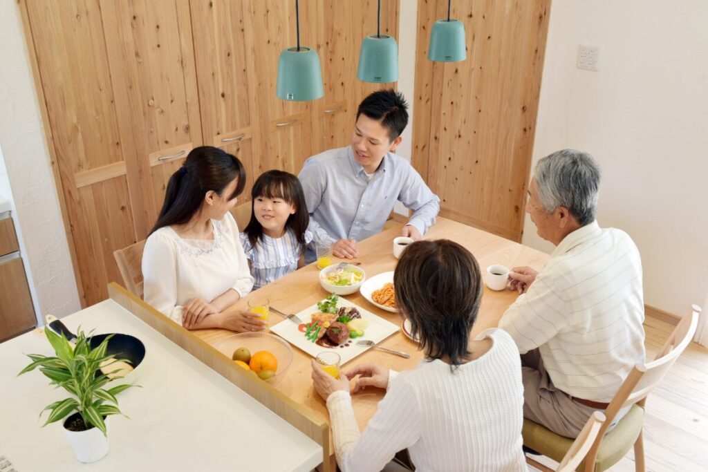 家族団らん