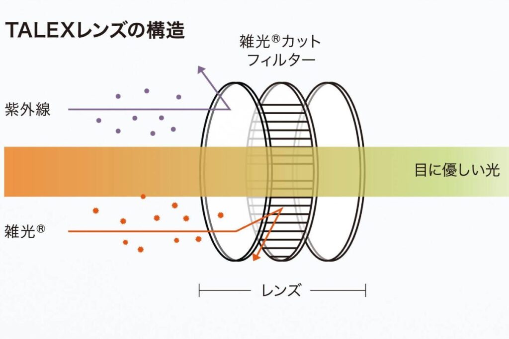 偏光レンズ構造
