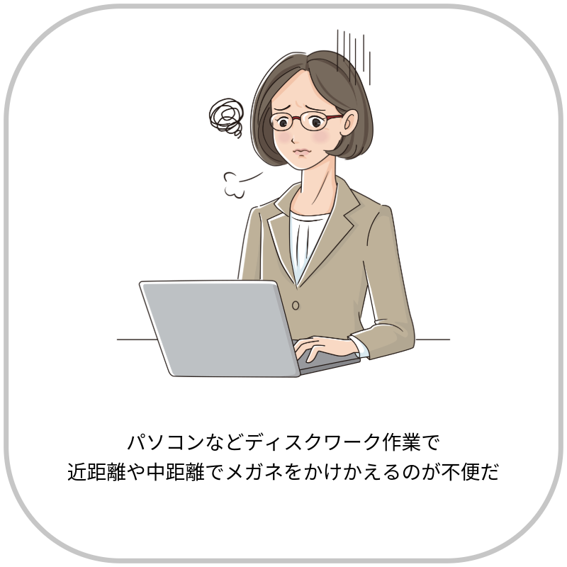 遠近両用メガネ