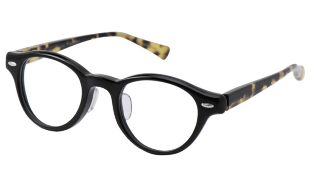 セルロイド素材のメガネ