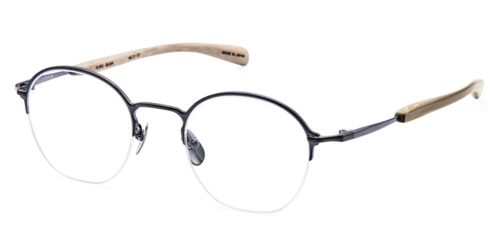 竹素材のメガネ