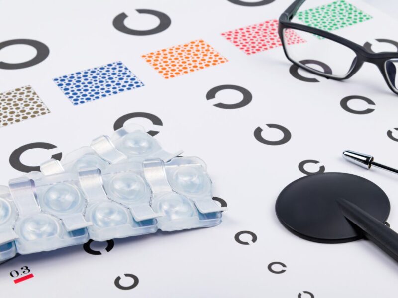メガネとコンタクト