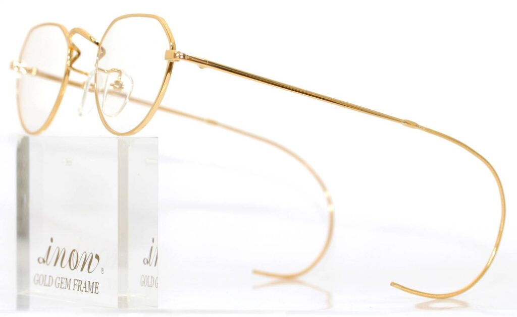 縄手金無垢メガネ