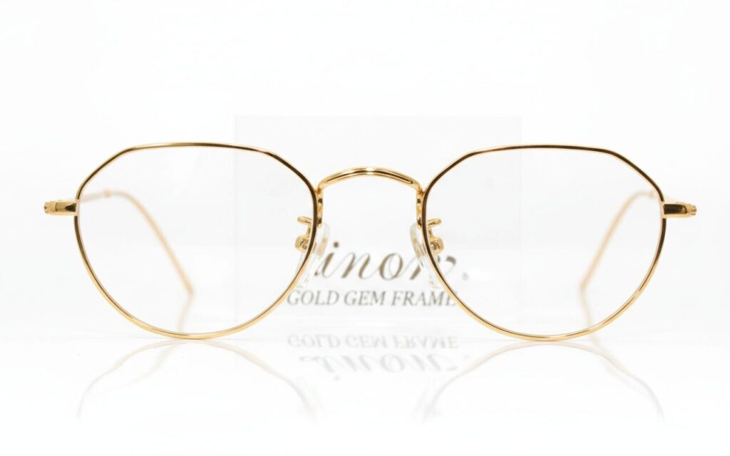 縄手金無垢メガネ