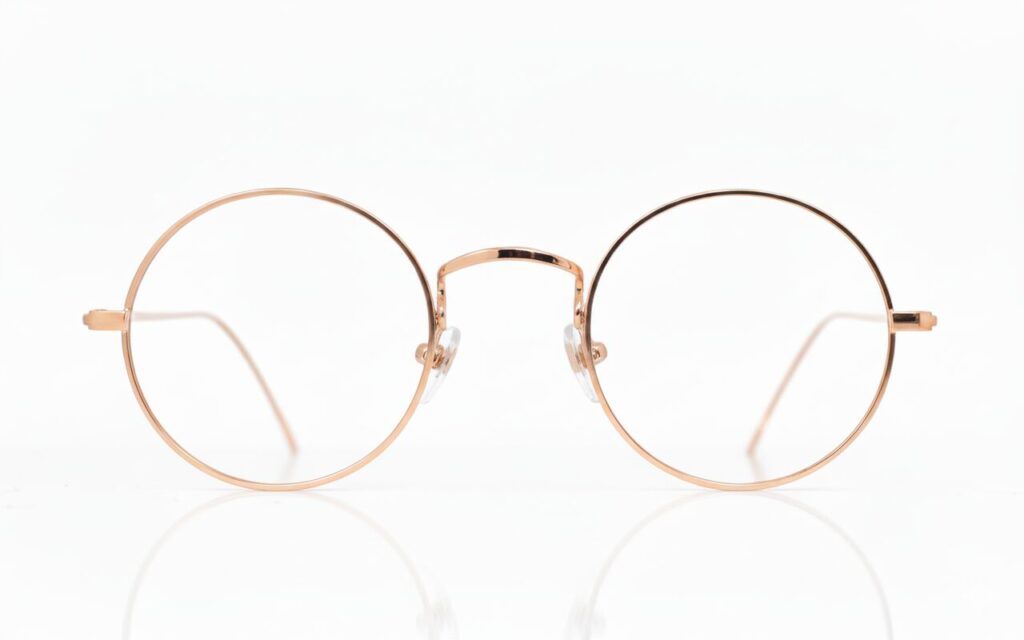 縄手金無垢メガネ