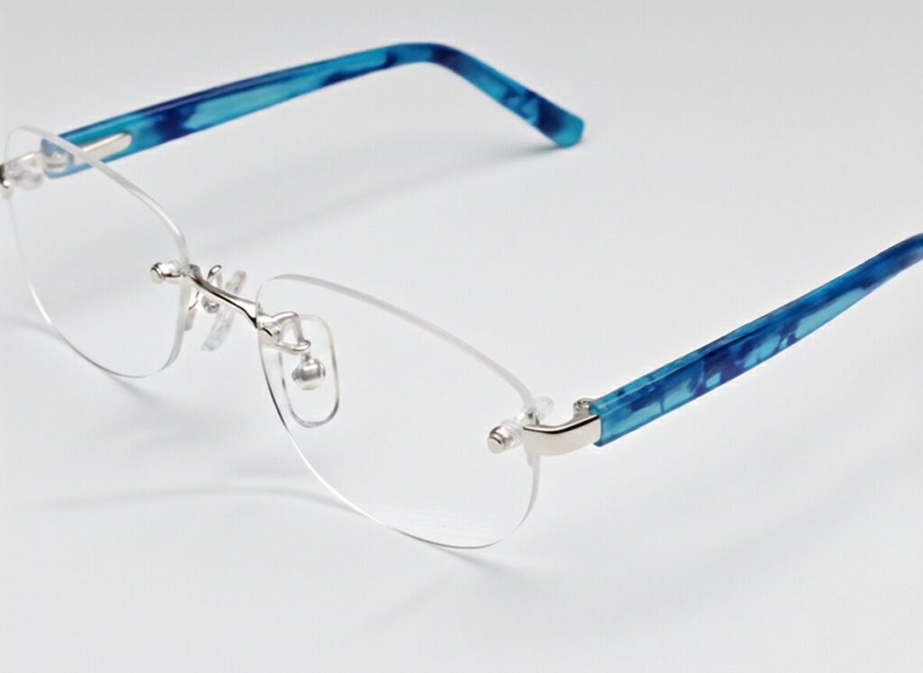 ネイビーのカラーべっ甲