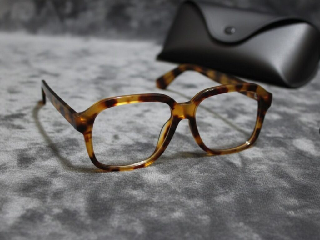 べっ甲のメガネ
