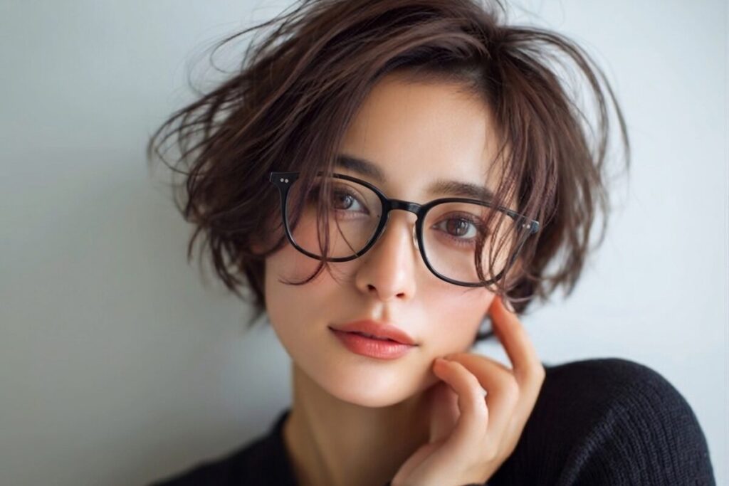 大人女子のおしゃれメガネ