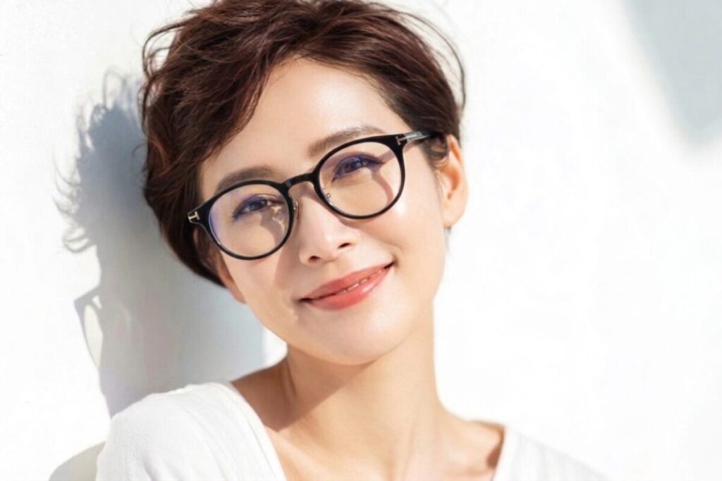 大人女子おしゃれメガネ