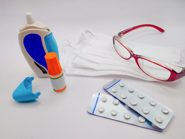 花粉対策メガネ