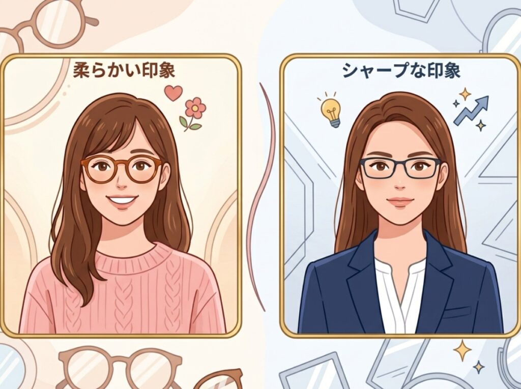 見せたい自分の印象に合わせて選ぶ