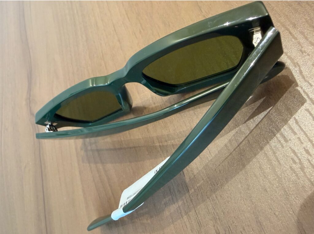 ジルサンダーオリバーピープルズ　Edition６の肉厚なアセテート