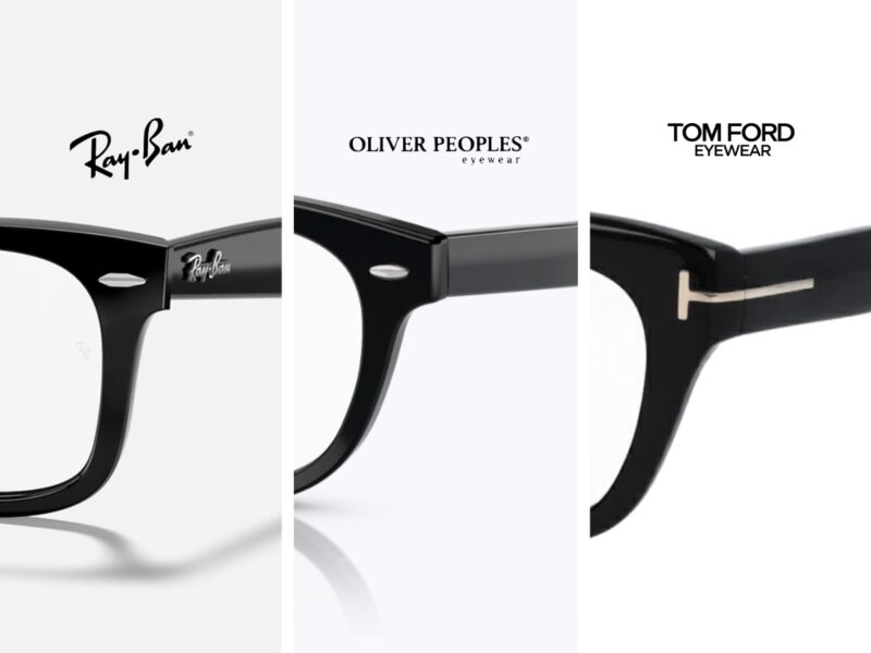 三大黒縁メガネ比較