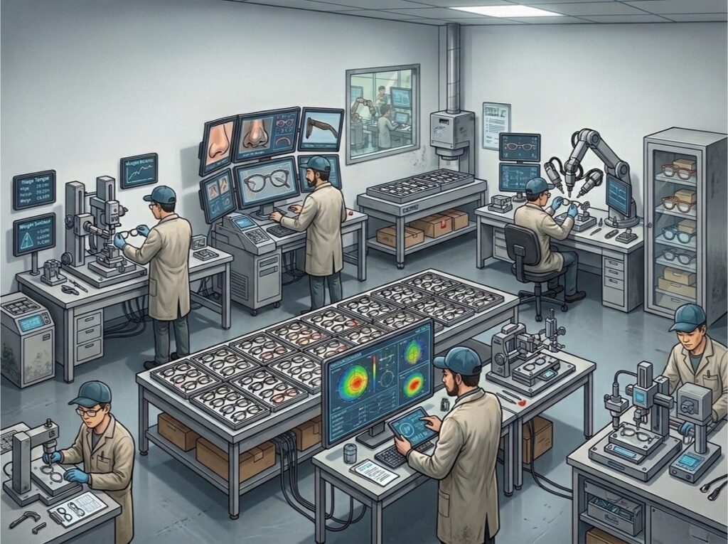 世界三大メガネ産地の中国の深圳