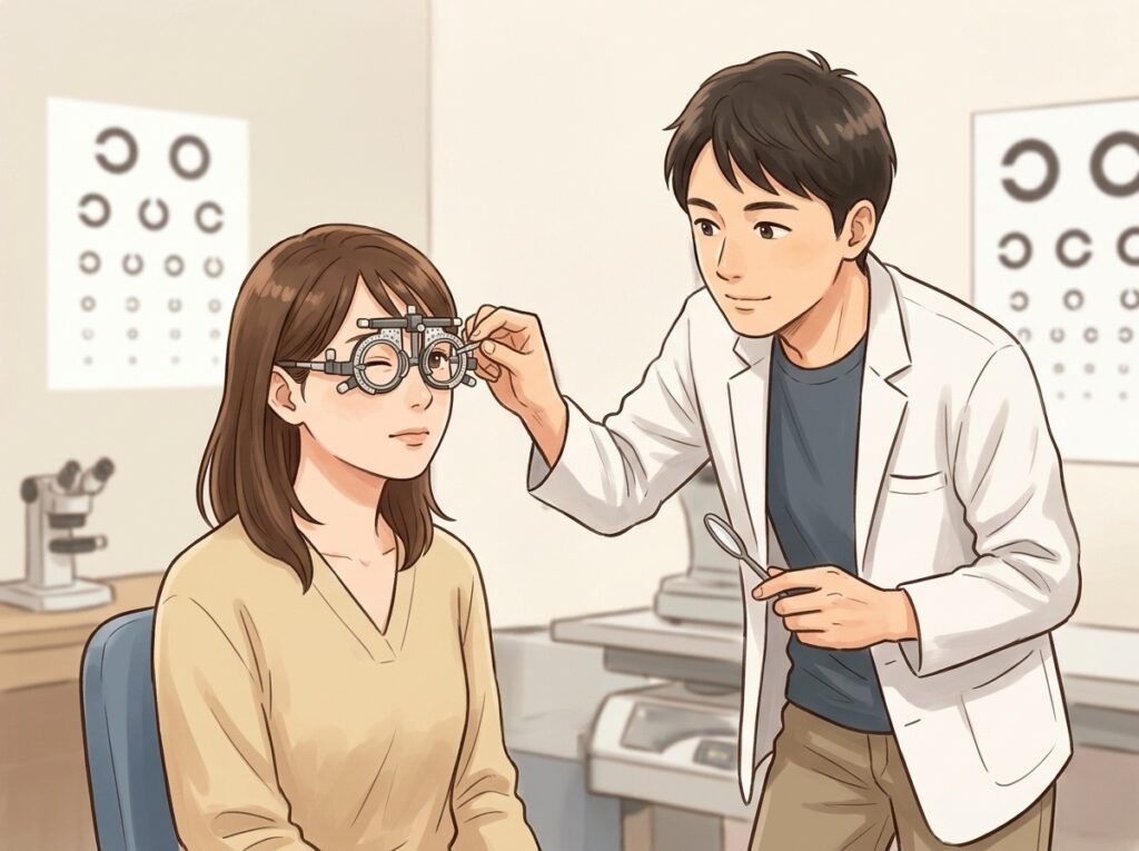 メガネの視力検査