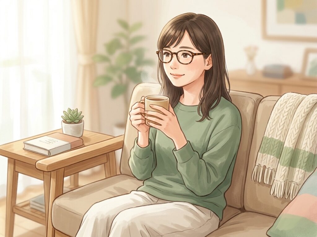 メガネの慣れる時間をとる