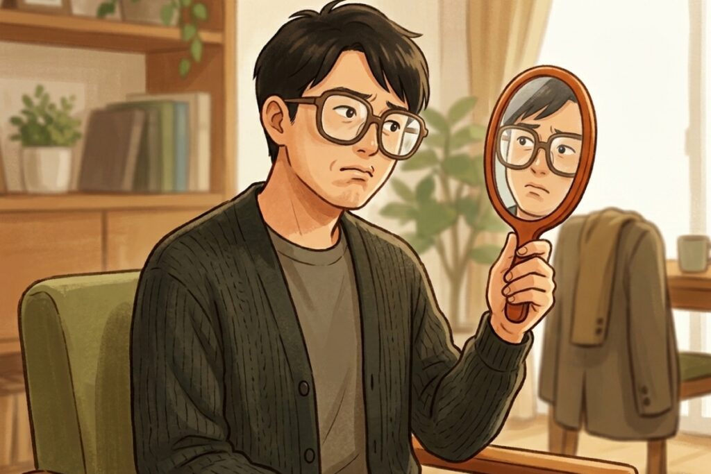 似合っていない（サイズ、形があっていない）