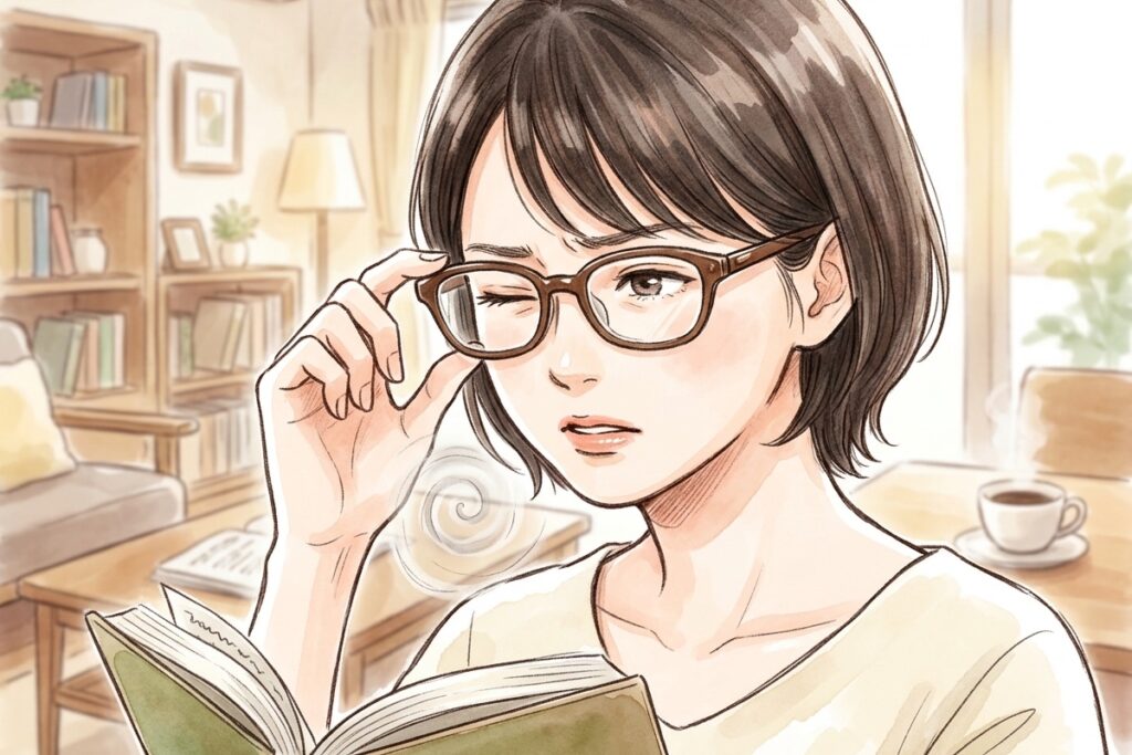 見え方に慣れていない