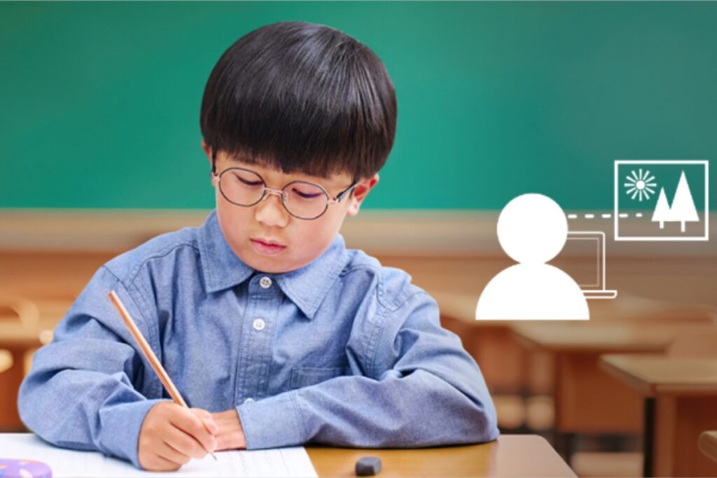 子供のメガネ