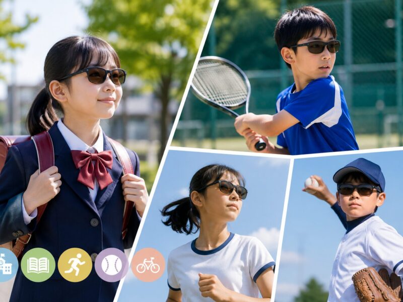 サングラスは使用するシーンに合わせて選ぶ