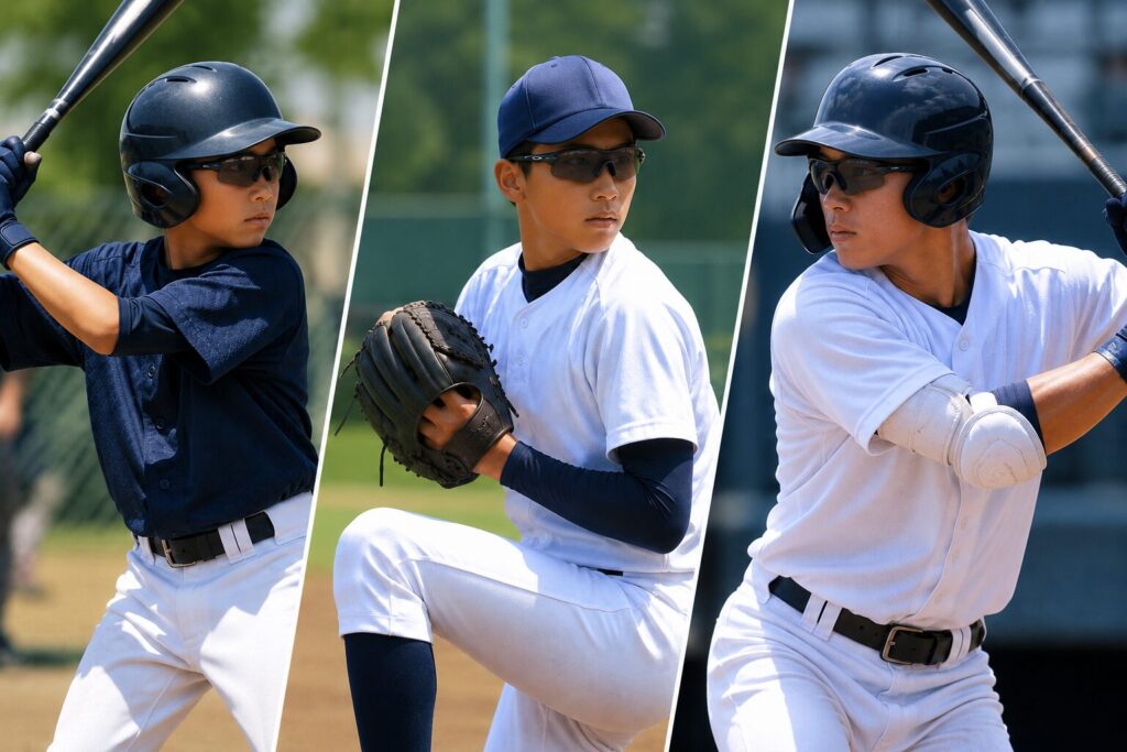 少年野球・中学野球・高校野球でサングラスは使える？