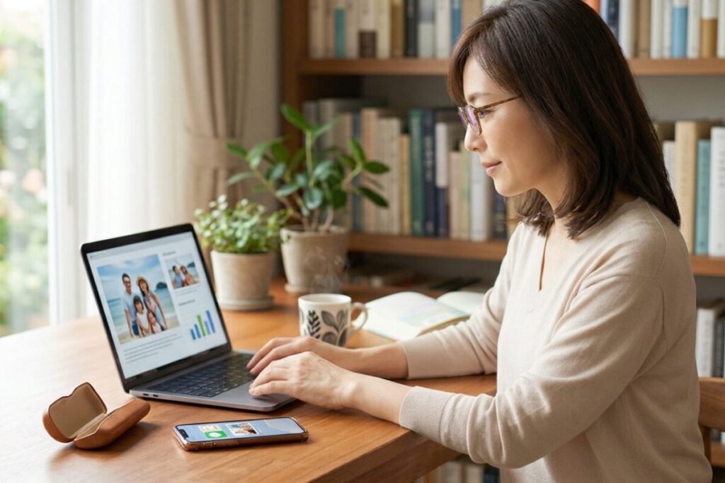 中近両用メガネだけで生活できる？