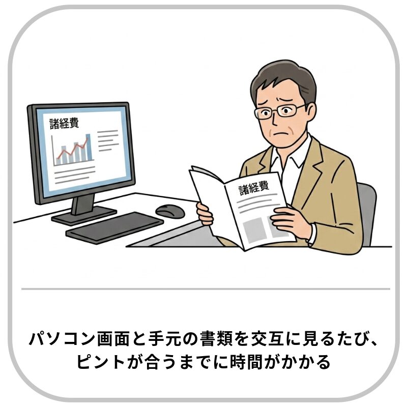 中近両用メガネ