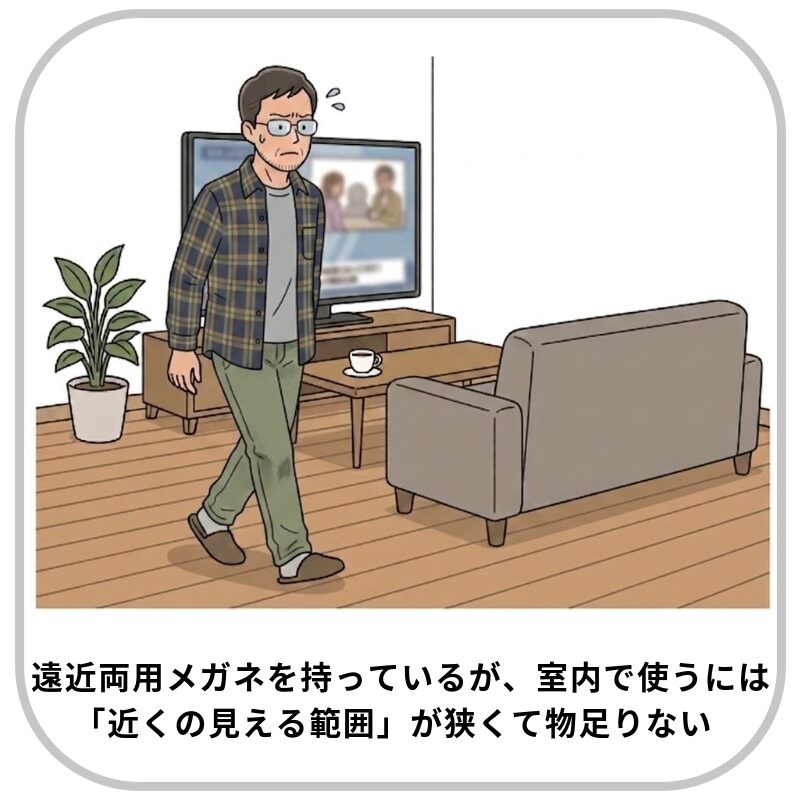 中近両用メガネ