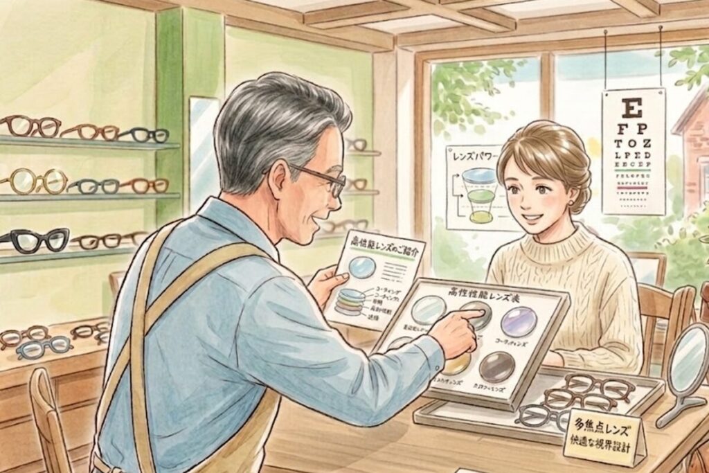 遠近両用レンズ